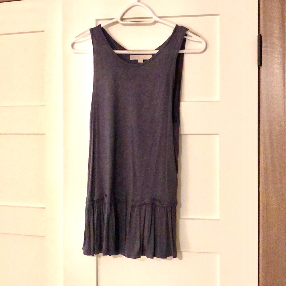 Blue tank top